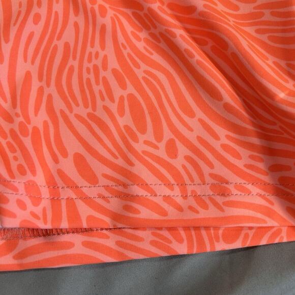 Sunday Swagger boys Golf Shirt Orange/White NWT size M - Picture 3 of 5